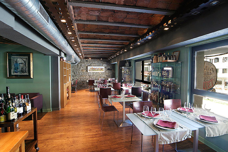 Le niveaux 1 du nouveau local Marquet Gourmeterie a la place Coprínceps en 2004